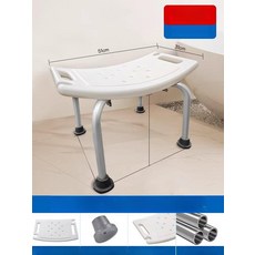 노인용 욕실 목욕 의자 미끄럼방지, 기본형 없음