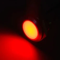 방수 금속 표시 등 6/8/10/12/16/19/22MM 전원 신호 램프 3V 5v 6v 12V 24V 110V 220V 빨간색/노란색/파란, 04 Red Light, 04 12MM, 03 9-30V(12V24V), 1개