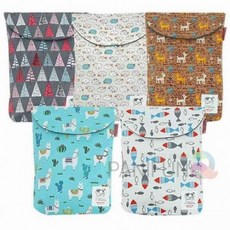 여행용파우치 사각파우치 수납파우치 생리대파우치 백인백 기저귀가방, 나무