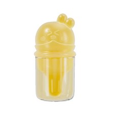 DFMEI 奶嘴式喂藥器按壓式嬰幼兒寶寶滴管式喂水兒童吸管吃藥喝水神器, 1個, 萌萌兔喂藥器+納米銀色:如圖