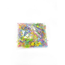 台灣製 散裝別針 金屬安全別針 DIY服裝配件, 1個, 彩色-小 23mm 100g