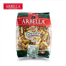 아르벨라 듀럼기다 삼색 푸질리 파스타면, 1개, 500g