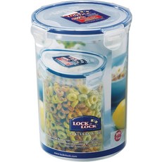 락앤락 61-유체 온스 원형 식품 용기 높이 7-12컵, 1.8L, Single, Single