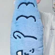 無品牌 魚英俊抱枕 夾腿靠枕 閒魚玩偶 長條刺繡