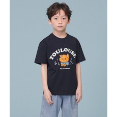 무신사 스탠다드 MUSINSA STANDARD KIDS 툴루즈_릴렉스드 티셔츠 [네이비] MKDTS5K84-NA 475134