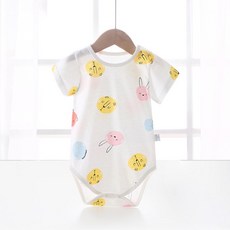 스타존 유아용 신생아 여름 우주복 바디슈트 실내복 아기옷 아기내복