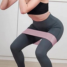 요가 필라테스 스트랩 4컬러 탄력밴드 홈트 스트레칭밴드 운동끈, 1개, ONE_90LB