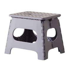 접이식 간편의자 휴대용 폴딩스툴 캠핑 간이의자, 그레이, 1개