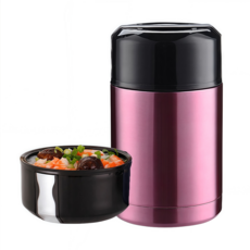 304 보온보냉 대용량 도시락 죽통, 퍼플, 1개, 1200ml