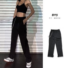 BT3 store 黑色西裝褲 褲管開岔 韓國西裝褲 直筒西裝褲 MP58