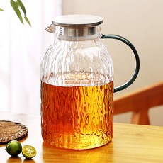 카페로메오 내열유리 패턴 물병, 패턴물병, 1개