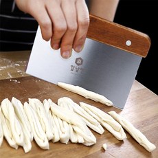 앞날앤 제빵 사각 스텐 스크래퍼, 1개, 브라운 1개, 브라운