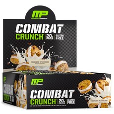 MUSCLEPHARM 戰鬥無麩質蛋白棒, 餅乾和奶油, 12件