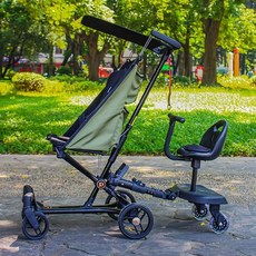 버기보드 뒷좌석 연결 보조 없음 바퀴 둘째 확장, D. 업그레이드 블랙 페달 시트