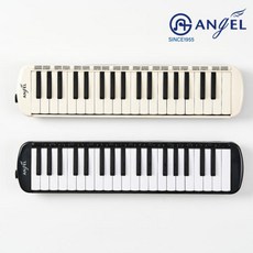 엔젤 멜로디혼 37키 AM-E37 신제품(케이스포함)(블랙/크림화이트)/교육용악기/멜로디언, 엔젤 멜로디혼AM-E37 크림 화이트, 1개