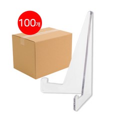 아크릴 다용도 삼각 거치대, 100개, 투명