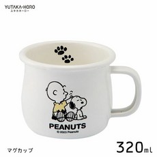 日本豊琺瑯 史努比琺瑯牛奶鍋收納罐馬克杯組 可愛實用廚房用品, 1個, 馬克杯（現貨/SNJ-2312）