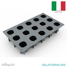 PAVONI 義大利擬真西洋梨矽膠模具 PV GG037，食品級材質，易脫模，耐高低溫，適用於製作慕斯、果凍等各式甜點, 1個