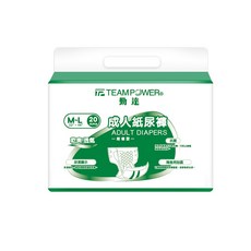【勤達】成人紙尿褲(M)箱購80片(20片x4包)-成人尿布褲M/L號可選，透氣乾爽，舒適親膚，長者照護首選, 1個
