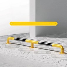 볼라드 난간 펜스 주차장 바 주차금지 코너 범퍼 카드레일, 1개, M형 200x20 높이