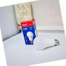 에이샤레 주광색 전구 램프 가정용 회사 LED전구, 1개