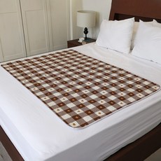 제품공감 패턴 침대 방수 패드 의료용 노인 환자용 배변 매트 방수요, 하트체크