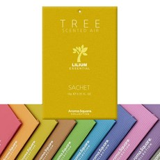 인터바겐 아로마스퀘어 사쉐 트리 방향제 옷장 실내 차량용 걸이형 행낭 디퓨저, 릴리움 S(10g), 1개
