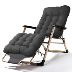 접이식 리클라이너의자 전용쿠션 푹신한 무중력의자 커버, 전용쿠션(의자미포함) 블랙, 1개