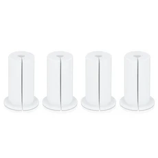 4PCS 이더넷 케이블 인치 라우팅 고무 실외 패스 그로멧 키트, 02 하얀색