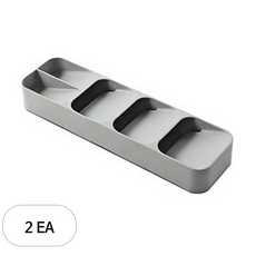 구디푸디 서랍 정리대, 2개, 그레이