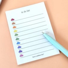 위클리 체크리스트 할 스터디플래너 투두리스트 메모지 ToDoList 계획표 일 데일리플래너 다이어리, 단품