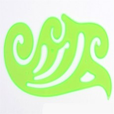 히히힛 곡선모형자 1P 미술도형자