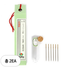 튤립 리본 자수 바늘 6p 세트 THN-086, 2세트