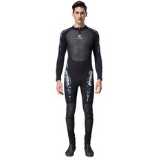 游龍潛水 PROBLUE RW-929 3mm 男款防寒衣 迷彩藍