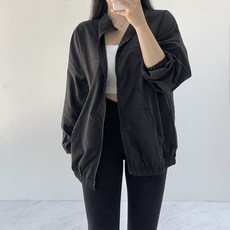 로렌블 공용 남녀공용 바람막이 초경량 오버핏 힙커버 커버업 바람막이 아웃도어 등산복 야상 점퍼