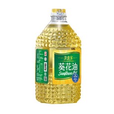美食家葵花油 精選葵花籽冷壓榨取 油質清澈少油煙, 2L, 1瓶