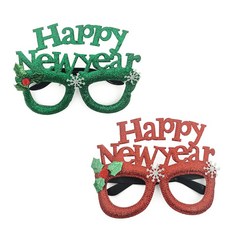 더제이j 해피뉴이어안경 2종세트, 혼합색상, 1세트