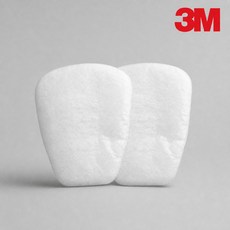 3M 방독마스크 방진필터 5N11 6200 7502 호흡보호구 마스크리필용 부속품 2개, 흰색