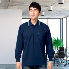 [경신코리아] KSK 592 봄 여름 작업복 근무복 단체복 쿨론 카라 반팔 긴팔 티셔츠 여름티 낚시티 시원한티, 1개