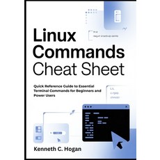 (영문도서)Linux Commands Cheat Sheet: Quick Reference Guide to Essential Terminal Commands... Paperback, Independently Published, English, 9798268355321