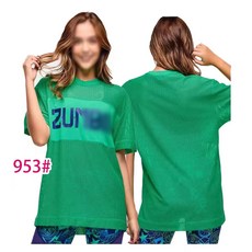 Merero ZW 줌바룩 헬스복 캐주얼 트레이닝 댄스 러닝 스포츠 메쉬 반팔 티셔츠 단체복 공연복 방송댄스복 에어로빅복 줌바댄스복 953