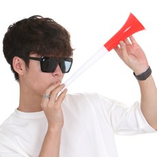 2단 응원 나팔 레드 운동회 체육대회 도구 용품 체육, 단품, 1개