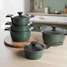 인덕션 겸용 세라믹 냄비 2종 세트 주방 조리도구 냄비세트, 델라 IH 냄비2종, 18편+20양