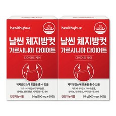 헬씨휴 다이어트 케어 복부 내장 피하지방 감소 날씬 체지방 컷 보조제, 2개, 60정
