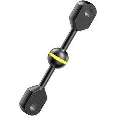 Seafrogs 6인치 더블 볼 알루미늄 합금 수중 시스템 커넥터 볼 헤드 스트로브비디오 조명다이빙 카메라 트레이용 듀얼 암 접착제 없이 통합 방수 및 방청, 6” Double YS, 6” Double YS