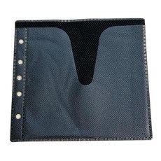 CD/DVD 보관용 MediaPack4All 바인더 홀 양면 천 슬리브 화이트 100, White