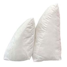 에이치제이홈 삼각 캔버스 빈백 등받이 쿠션 구름 솜 2종, 소형