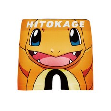 POKEMON HITOKAGE 포켓몬 인간 도마뱀 복서 팬츠 언더 팬츠 키즈 폴리 에스테르