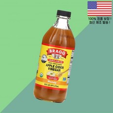 브래그 사과 애플 사이다 식초 '어머니 꿀 허니' 16온스 473ml Bragg Organic Apple Cider Vinegar With The 'Mother' Honey 1, 1개