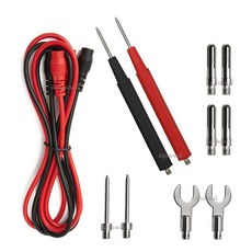 전기 측정 테스터기 테스트기 바나나 리드봉 리드선 연결선 6종세트, 1개